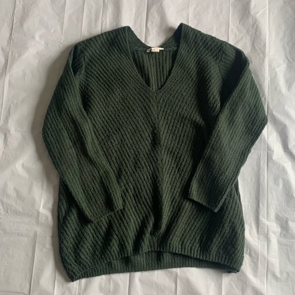 Urban Heritage Green knit sweater women’s size small - Picture 6 of 10